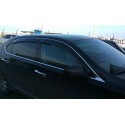 Дефлекторы с хромированным молдингом Lexus LS4 long