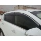 Дефлекторы с хромированным молдингом Kia Sportage 3