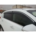Дефлекторы с хромированным молдингом Kia Sportage 3