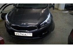 Дефлекторы окон Kia Ceed 2 хэтчбек 3дв