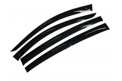 Дефлекторы окон с хром молдингом Mercedes Benz C207 купе
