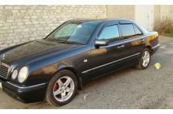Дефлекторы окон Mercedes Benz W210 седан