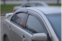 Дефлекторы окон Mitsubishi Lancer 10 седан