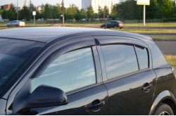 Дефлекторы окон Opel Astra H хэтчбек 5дв