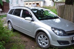 Дефлекторы окон Opel Astra H универсал