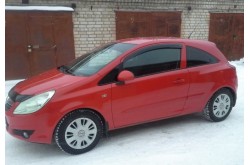 Дефлекторы окон Opel Corsa D 3дв