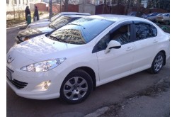 Дефлекторы окон Peugeot 408 седан