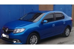 Дефлекторы окон Renault Logan 2 седан