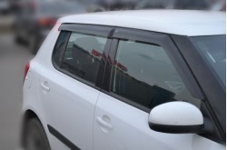 Дефлекторы окон Skoda Fabia 2 хэтчбек