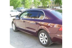 Дефлекторы окон Skoda Superb 2 седан