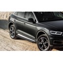 Пороги площадка Black Audi Q5 2