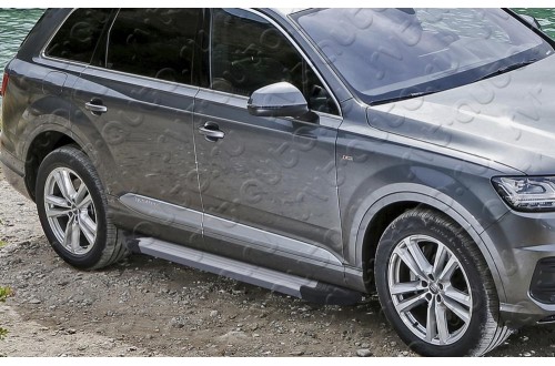 Пороги площадка сильвер Audi Q7 II