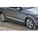 Пороги площадка Black Audi Q7 II