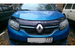 Дефлектор капота Renault Logan 2