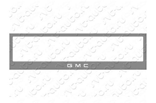 Рамка номерного знака GMC