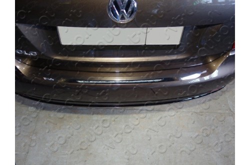 Накладка на задний бампер Volkswagen Polo