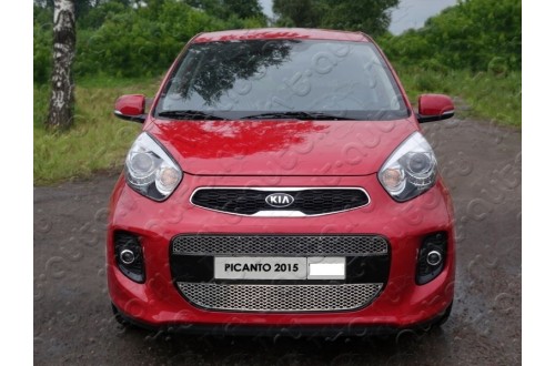 Решетка радиатора Kia Picanto 2 рестайлинг средняя