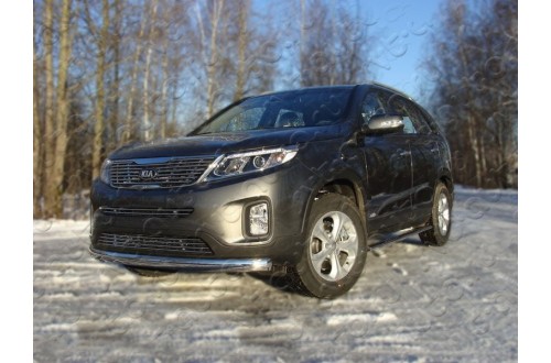 Решетка радиатора Kia Sorento 2 рестайлинг средняя 12мм