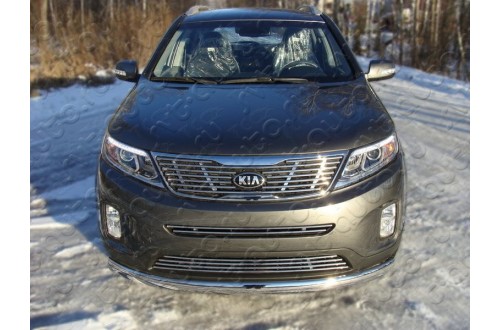 Решетка радиатора Kia Sorento 2 рестайлинг средняя 12мм