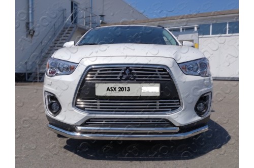 Решетка радиатора Mitsubishi ASX рестайлинг средняя 12мм