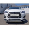 Решетка радиатора Mitsubishi ASX рестайлинг средняя 12мм
