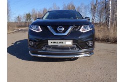 Решетка радиатора Nissan X-Trail T32 нижняя с парктроником 12мм