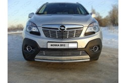 Решетка радиатора Opel Mokka верхняя 12мм