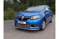 Решетка радиатора Renault Sandero 2 нижняя 12мм