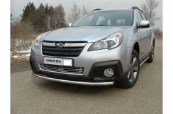 Решетка радиатора Subaru Outback 4 рестайлинг нижняя 12мм