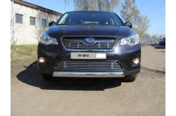 Решетка радиатора Subaru XV верхняя 12мм