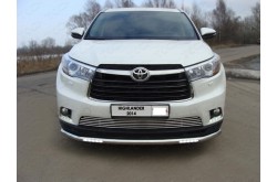 Решетка радиатора Toyota Highlander 3 нижняя 12мм