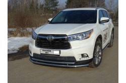 Решетка радиатора Toyota Highlander 3 нижняя 16мм