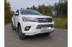 Решетка радиатора Toyota Hilux 8 нижняя 16мм