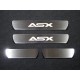 Накладки на пороги Mitsubishi ASX