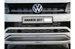 Решетка радиатора Volkswagen Amarok рестайлинг верхняя