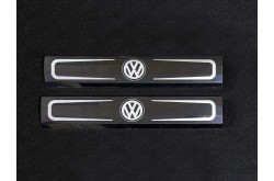 Накладки на пластиковые пороги Volkswagen Touareg