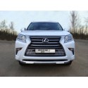 Защита переднего бампера с ДХО Lexus GX 460 2