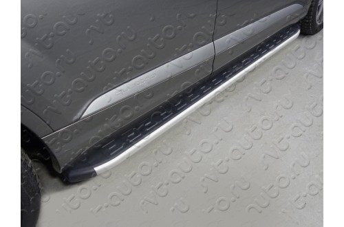 Пороги алюминиевые Audi Q7