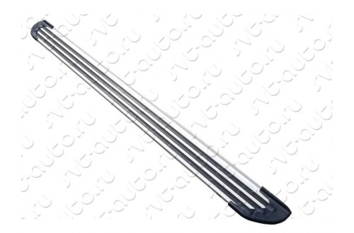 Пороги алюминиевые Slim Line Silver Ford Explorer 5
