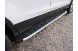 Пороги алюминиевые Ford Kuga 2 рестайлинг