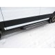 Порог алюминиевый короткий правый Slim Line Silver Ford Tranzit 2013