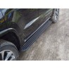 Пороги алюминиевые Slim Line Black Jeep Grand Cherokee 2017