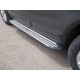 Пороги алюминиевые Slim Line Silver Kia Sorento 2