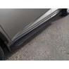 Пороги алюминиевые Slim Line Black Lexus NX200t