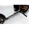 Пороги алюминиевые Slim Line Silver Lexus RX