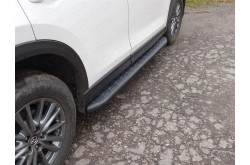 Пороги алюминиевые Mazda CX-5 2017