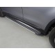 Пороги алюминиевые Slim Line Silver Mitsubishi ASX рестайлинг
