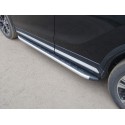 Пороги алюминиевые Mitsubishi Eclipse Cross