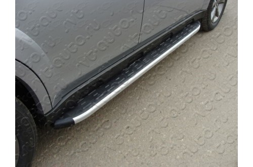 Пороги алюминиевые Subaru Outback 4