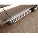 Пороги алюминиевые Slim Line Silver Suzuki Jimny